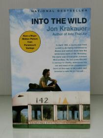 乔恩·克拉考尔 《荒野生存》 Into the Wild  by Jon Krakauer  （Pan Books 1998年电影版）(探险) 英文原版书