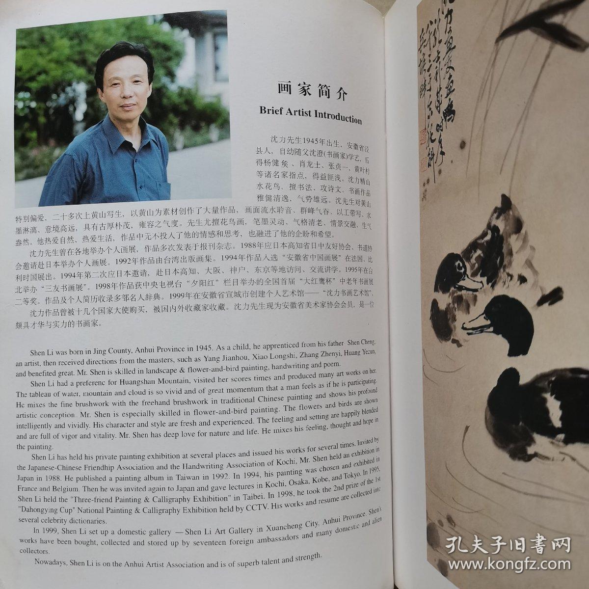 中国画家沈力(新世纪艺术家沈力作品选)(签赠钤印本)