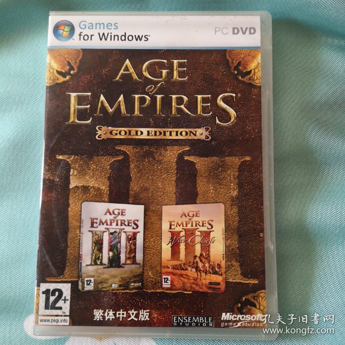 游戏光盘:帝国时代iii 全集(1片)