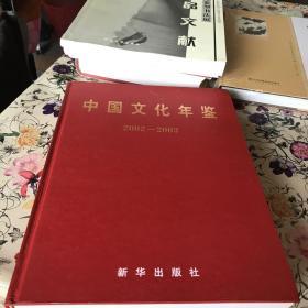 中国文化年鉴(2002-2003)(精)一版一印