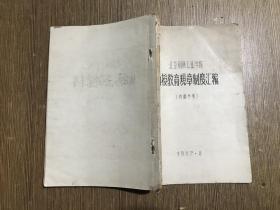 1957年  北京钢铁工业学院   函授教育规章制度汇编