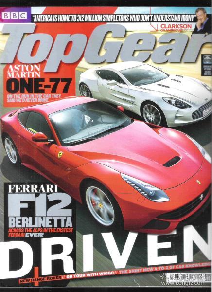 国外汽车杂志| top gear(topgear) 2012年9月 原版英语汽车杂志(靡吵