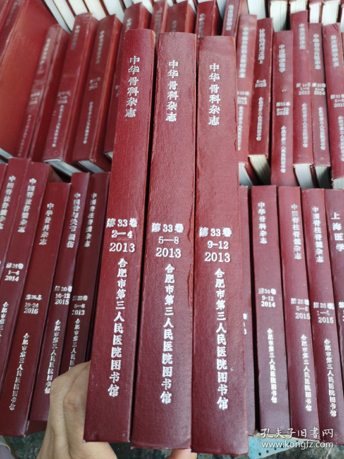 中国骨科杂志(2013年2---12期)合订本