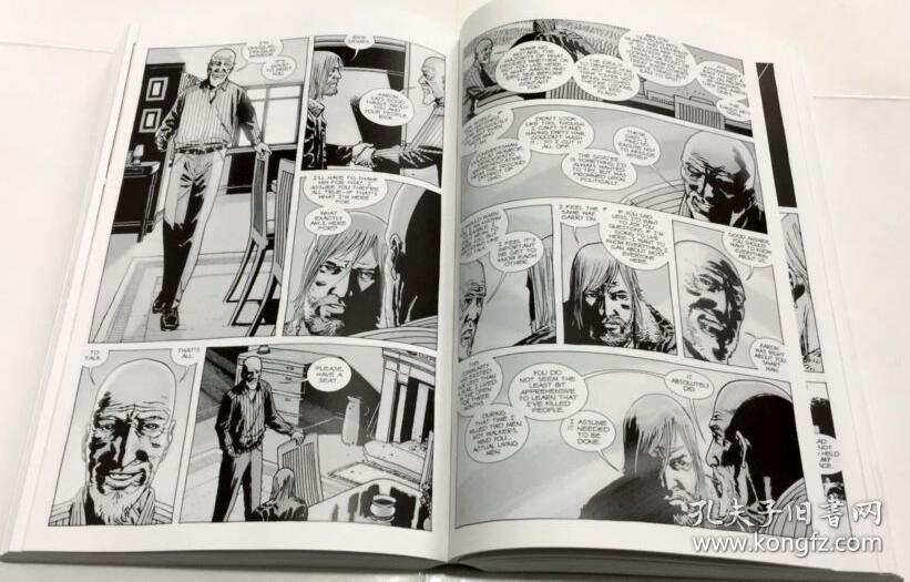 The Walking Dead Compendium 2 行尸走肉合集大厚本英文原版漫画黑白 孔夫子旧书网