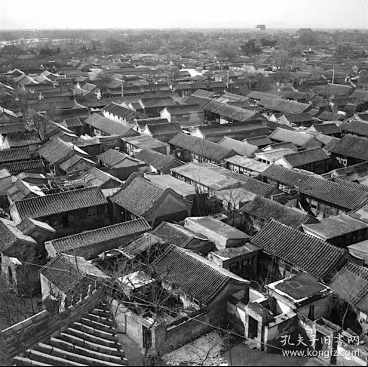 上世纪四十年代的北京四合院和六十年代日本东京民俗老照片18张5吋的