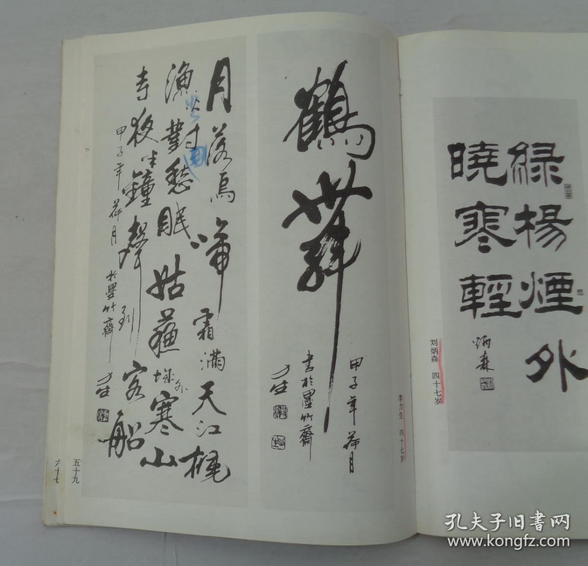 许德衍,陈淑亮,董寿平,启功,赵朴初等名家作品 内有张老毛笔书法及