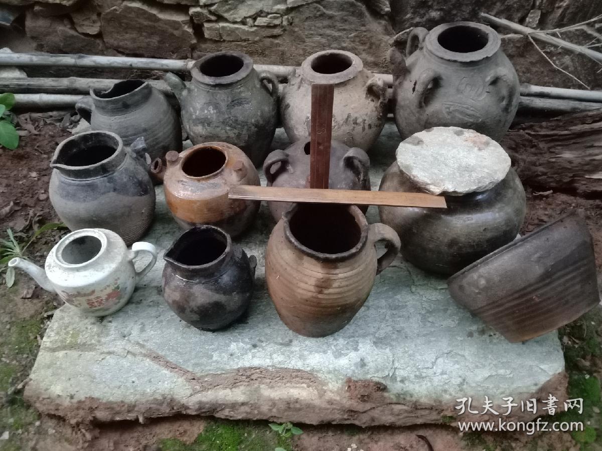 古旧土陶罐