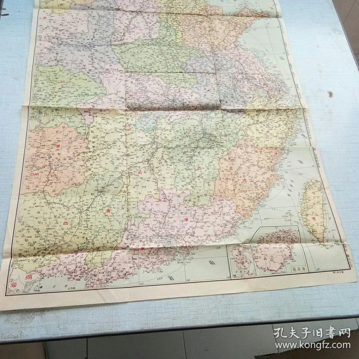 民国34年地图东部各省图****a7
