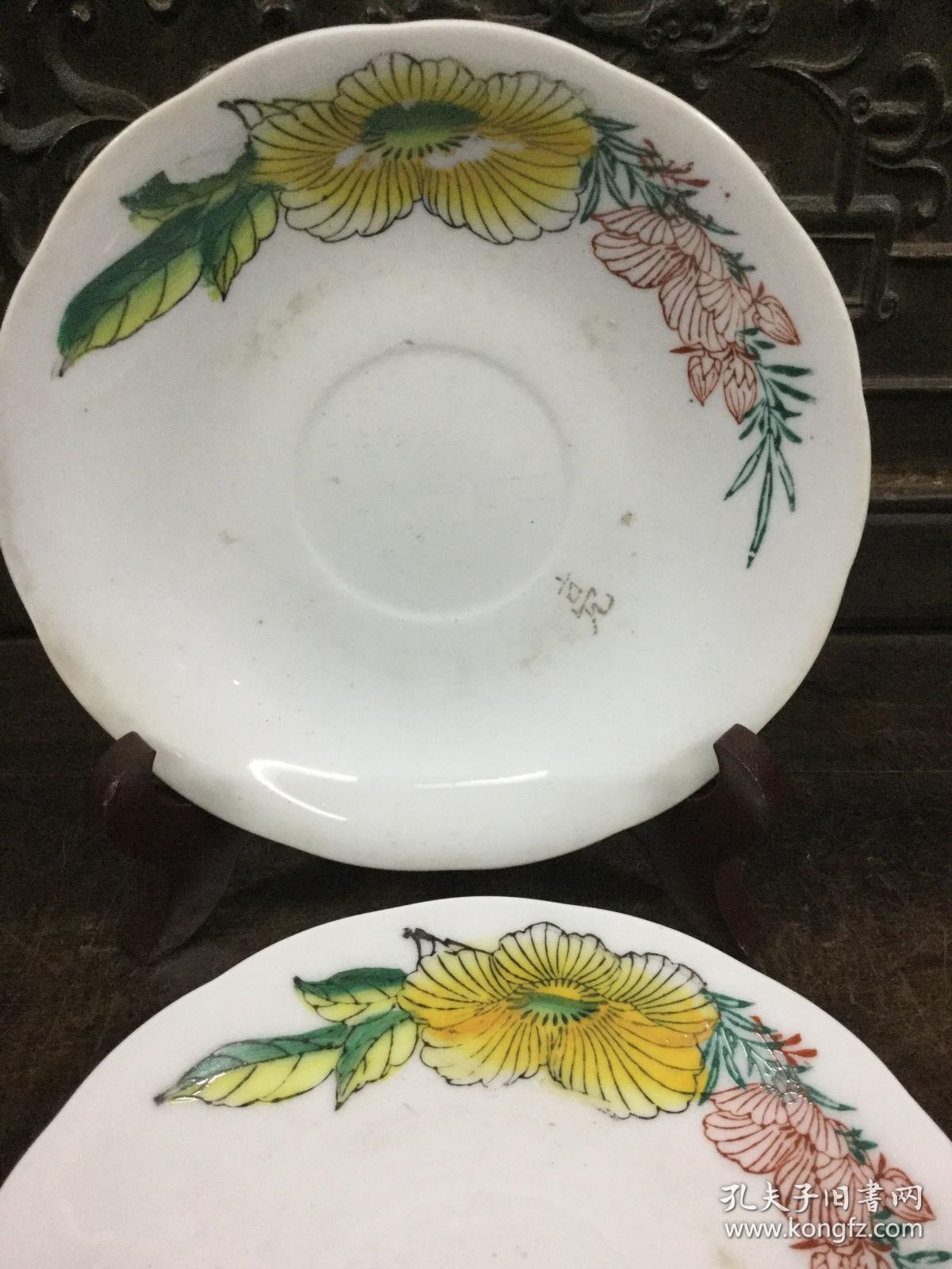 醴陵星火瓷盘两只