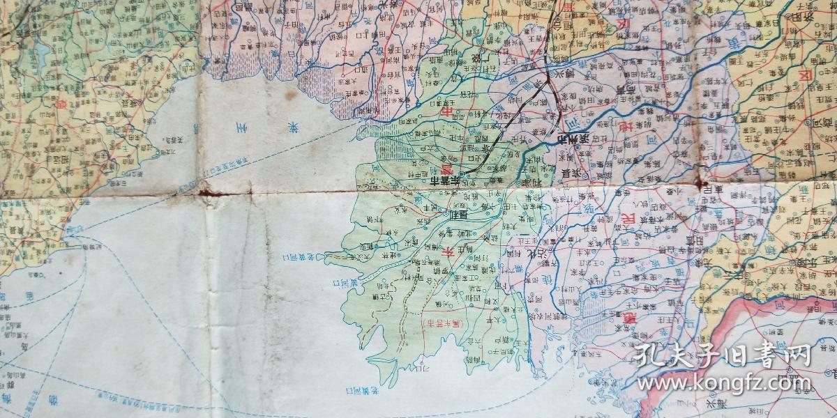 山东省地图1981年版