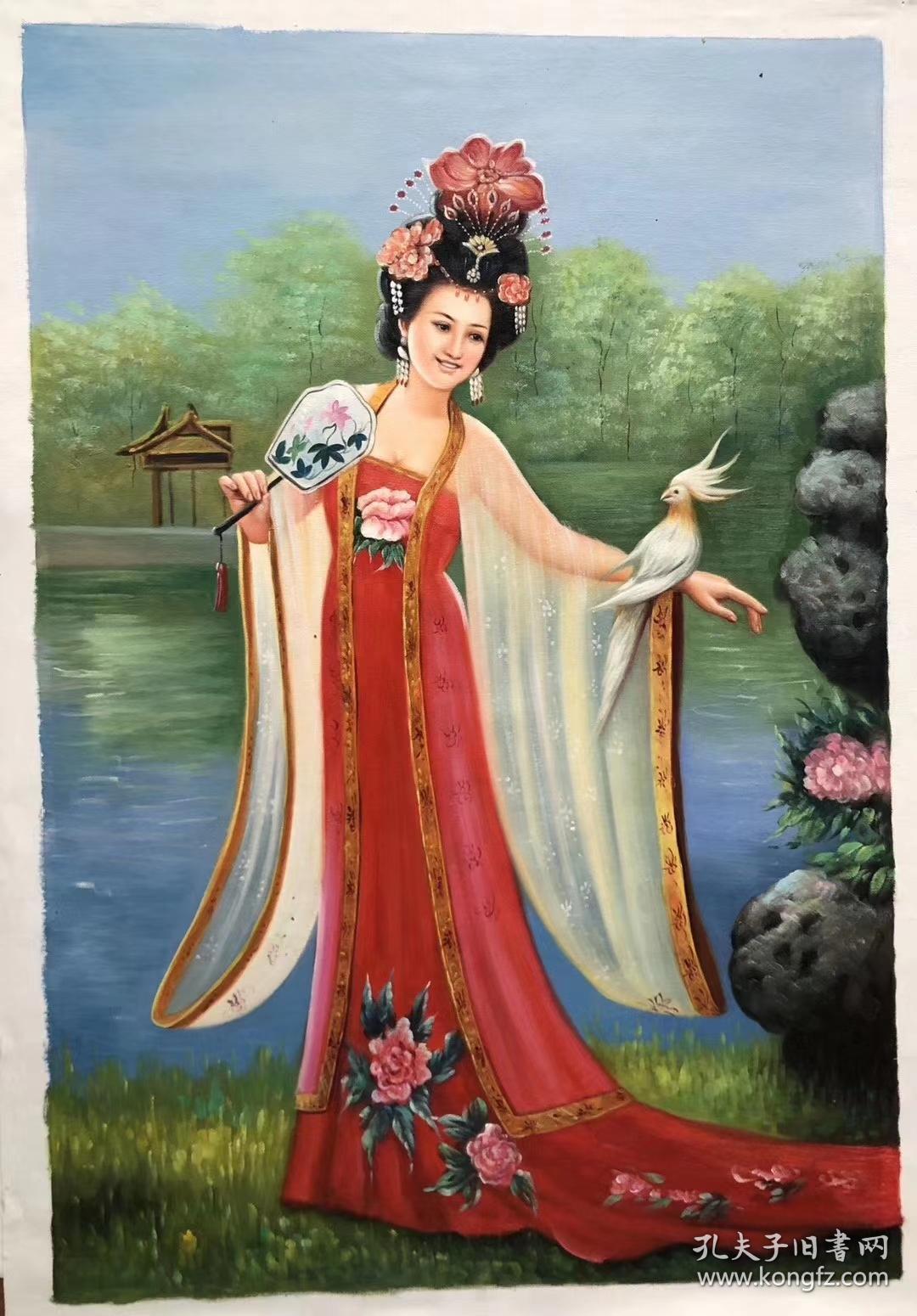 陈顺强精品油画美女图尺寸约60x90厘米四大美女