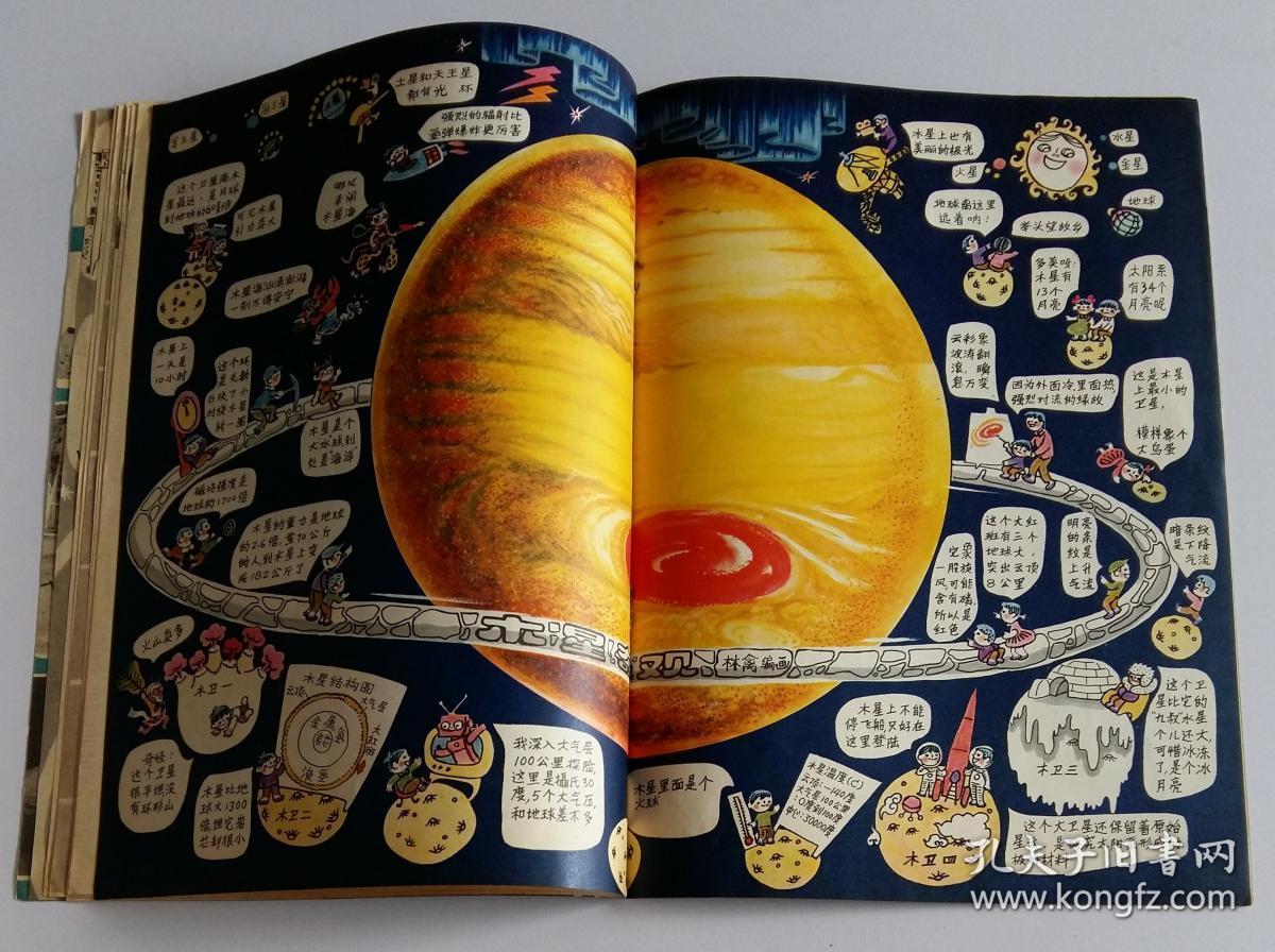 少年科学画报 (含庚笑洋画宇宙飞船探测木屋,七十年代发现的太阳系