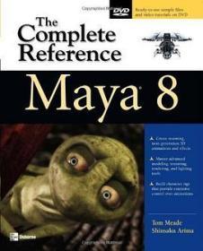 Maya 8（原版带全新光盘）库存书，后页有受潮印记，具体见图片。