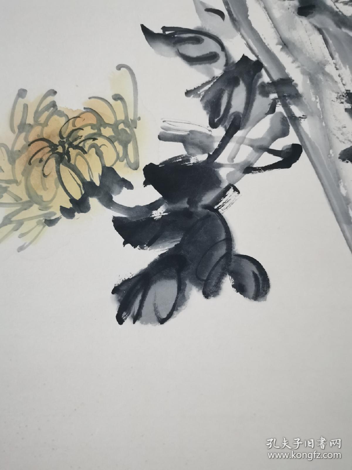 邱石冥菊花镜片