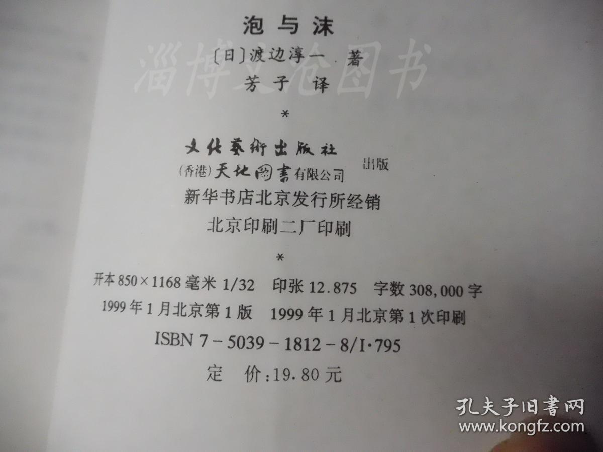 渡边淳一作品:泡与沫