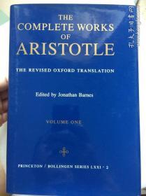 現貨 Complete Works of Aristotle, Volume 1: The Revised Oxford Translation 英文原版  亞里斯多德全集 牛津譯本   Aristotle  , Jonathan Barnes  亞里士多德全集