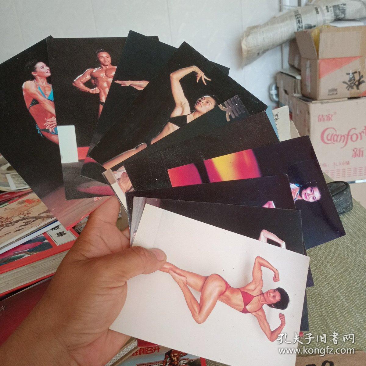 明信片健美(10张)
