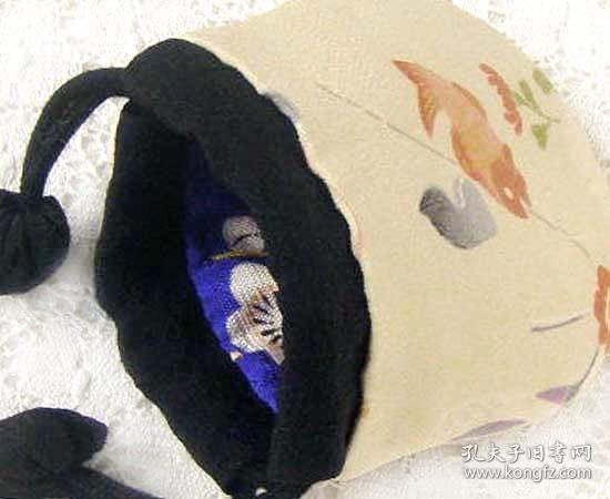 东京直邮包ems运费 和服之美 手工之精 低调华丽富贵图案锦囊根付袋 取材古代锦纱和服 私人订制 独一无二 孔夫子旧书网