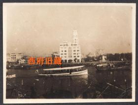 民国老照片，南宁宪兵队的侵华日军拍摄广西城市建筑老照片