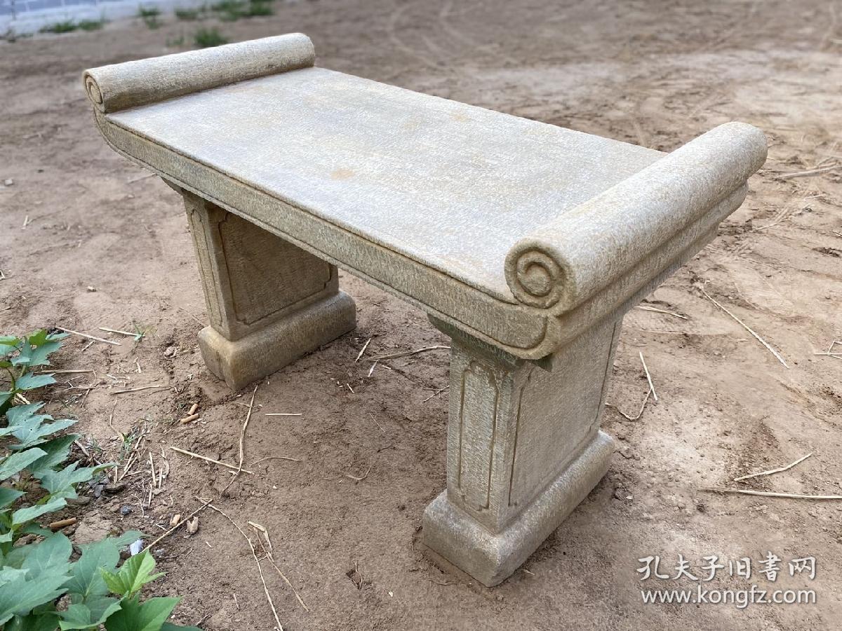 汉白玉石供桌 造型简洁大气,石质温润,品相完美!