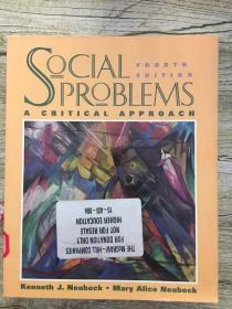 Social Problems: A Critical Approach （fourth edition）