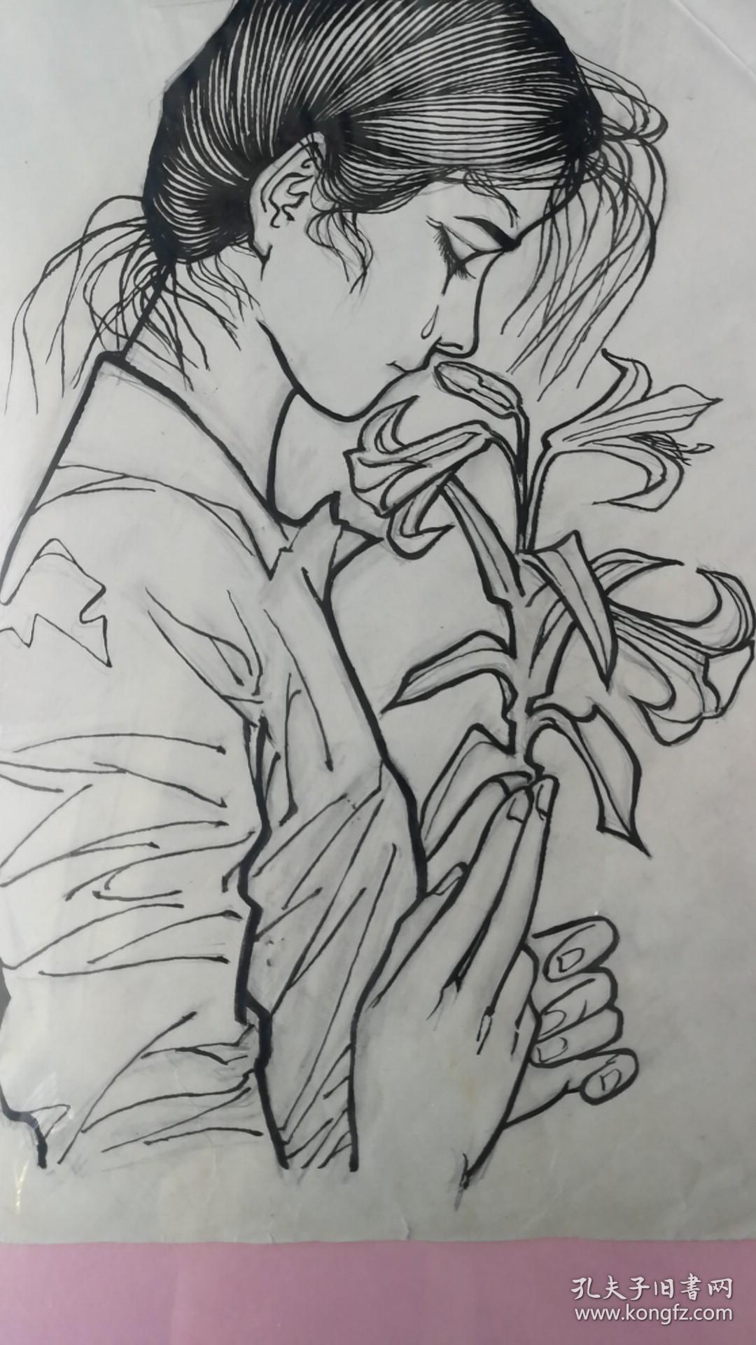 1978年伤痕文学插图原稿