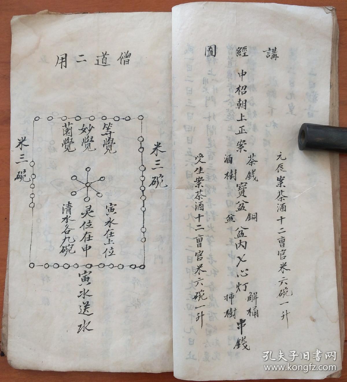 b1302《释道二家召亡法事清单详录》附详细坛图.78面