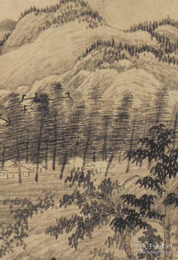 马琬 春山清霁图卷.纸本大小32.9*134.23厘米.宣纸原色微喷印制