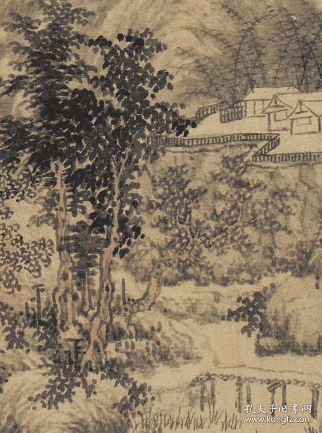 马琬 春山清霁图卷.纸本大小32.9*134.23厘米.宣纸原色微喷印制