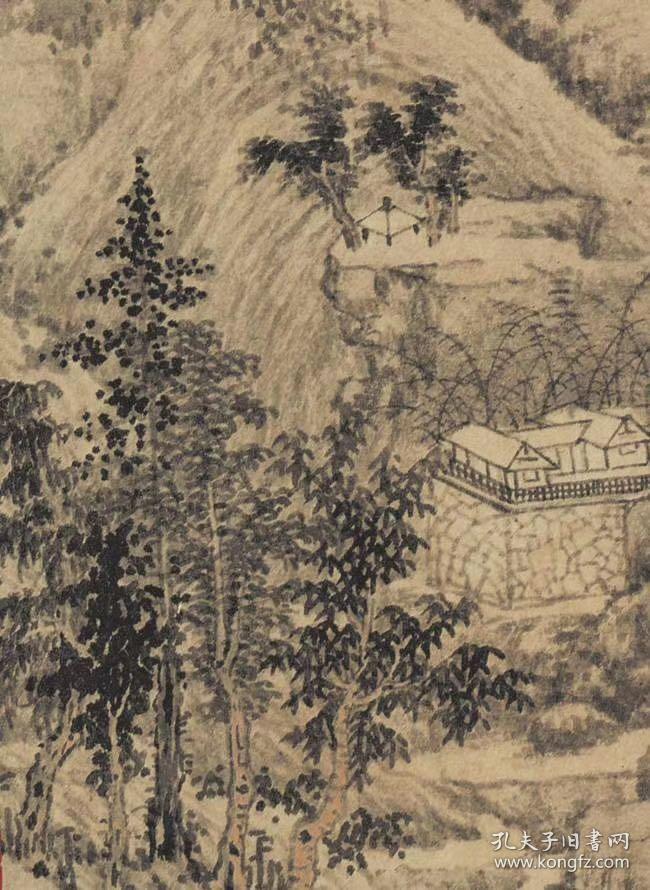 马琬 春山清霁图卷.纸本大小32.9*134.23厘米.宣纸原色微喷印制