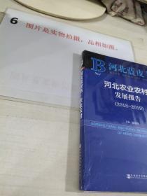 河北蓝皮书：河北农业农村发展报告（2018~2019）   未拆封