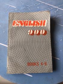 English 900  books 4-6  英语900句基本课文 内部交流 英语九百句（书边有污渍）
