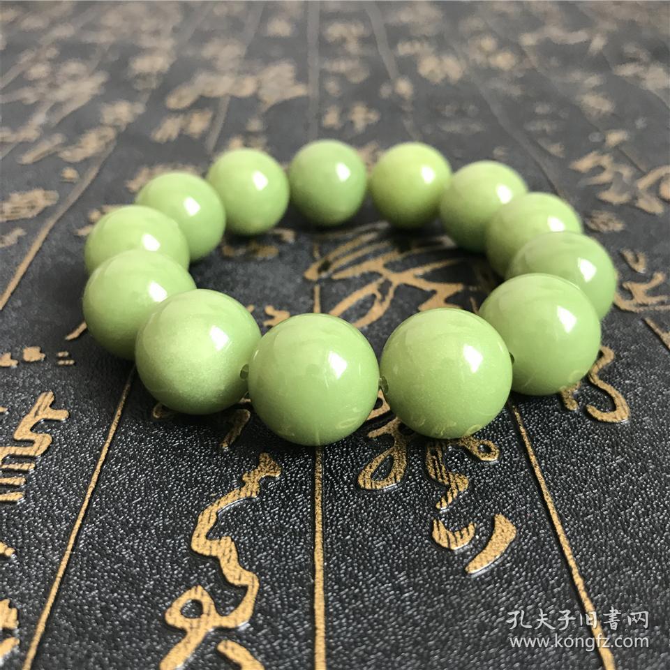 天然萤石夜明珠单圈手链夜光原石发光手串情侣款礼品转运佛珠饰品