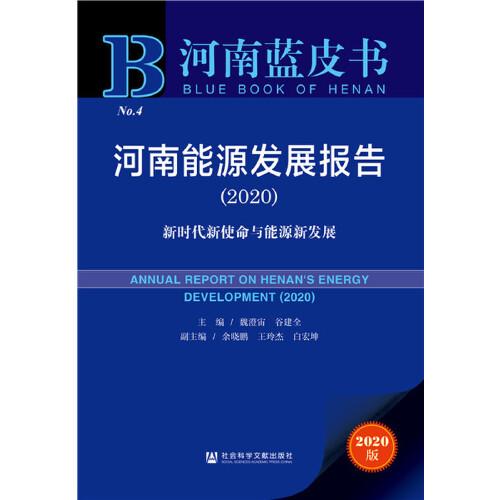 河南蓝皮书：河南能源发展报告2020