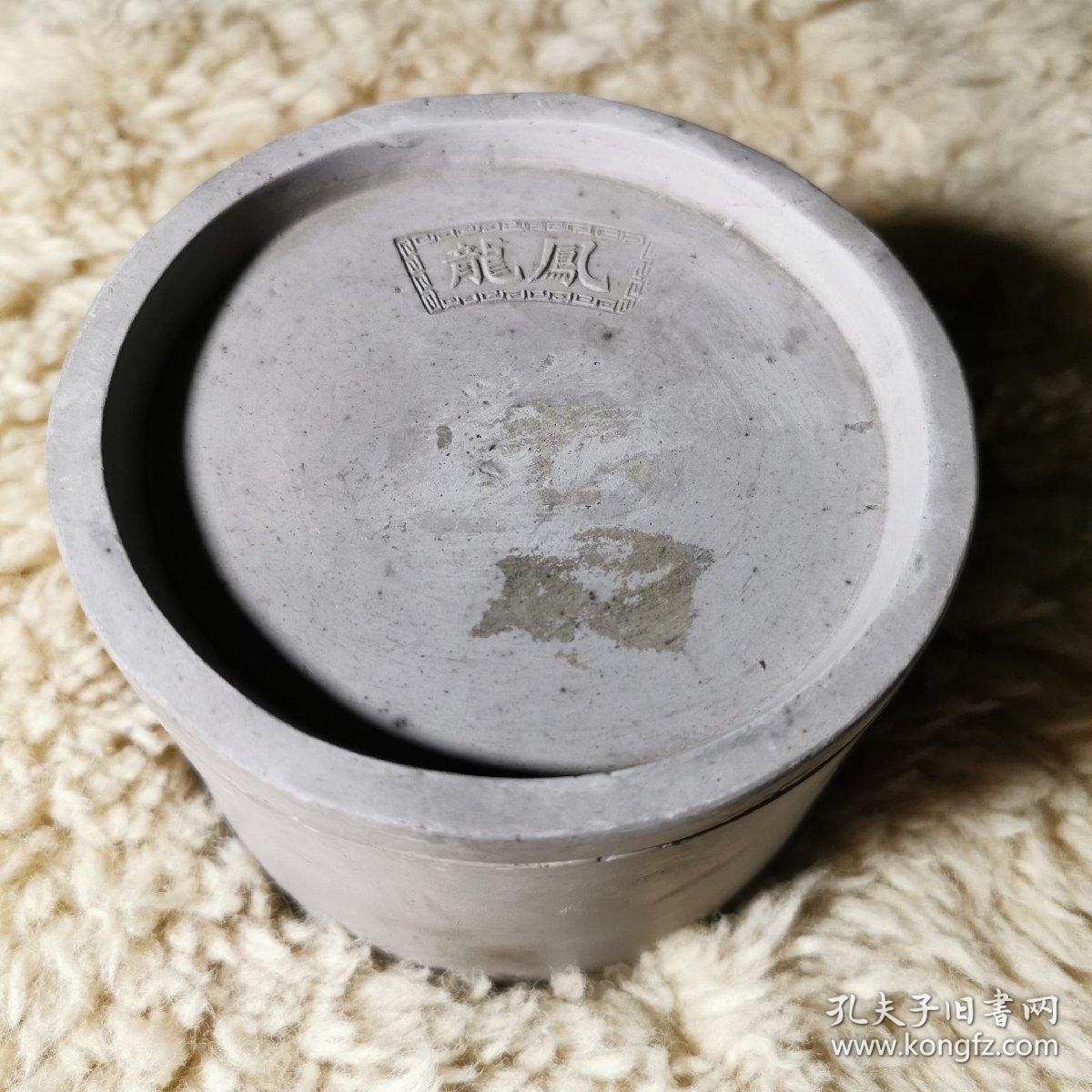 白澄泥蟋蟀盆(蛐蛐罐)