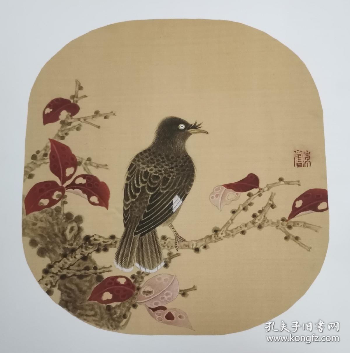 吴东奋花鸟复制版画