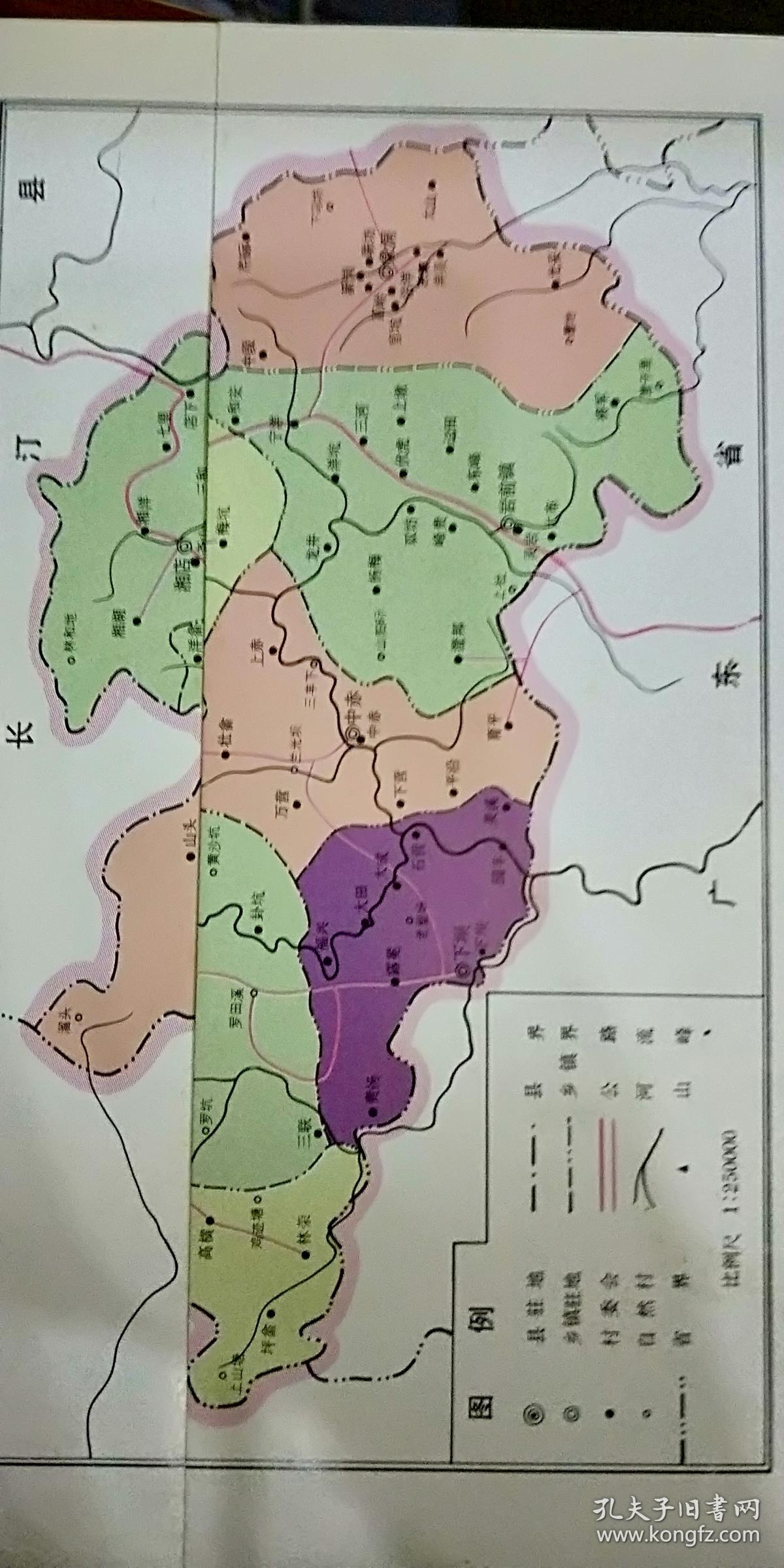 武平县乡镇地图图片