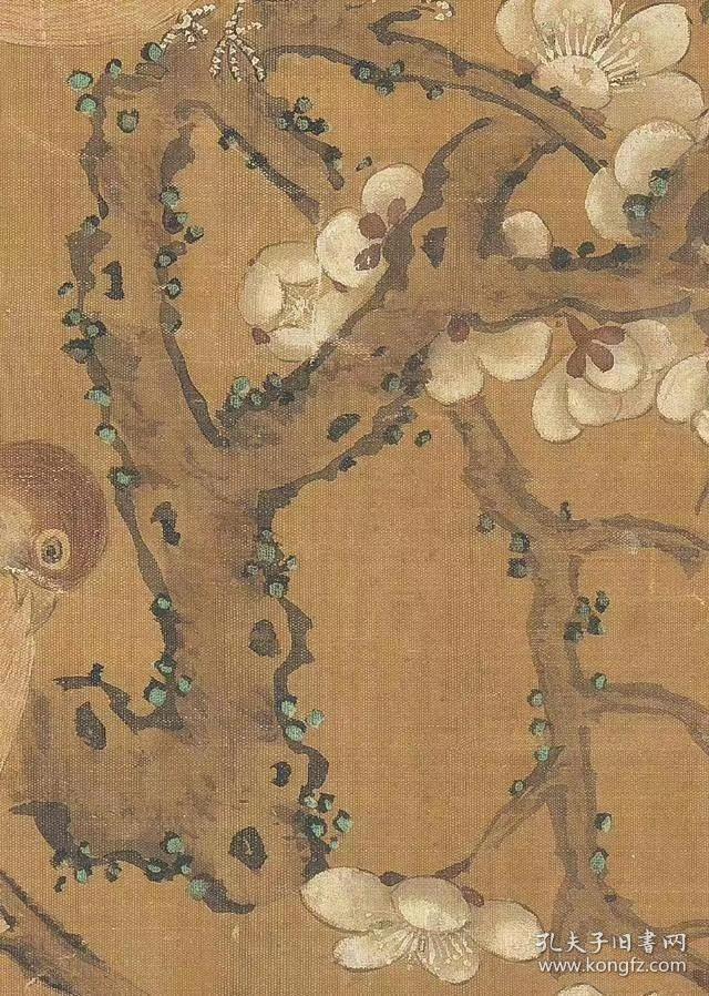 王渊梅雀报春图卷纸本大小337252334厘米宣纸原色仿真微喷复制