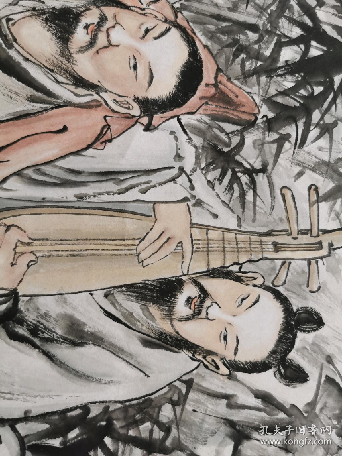 李清达人物竹林七贤 138 68新款