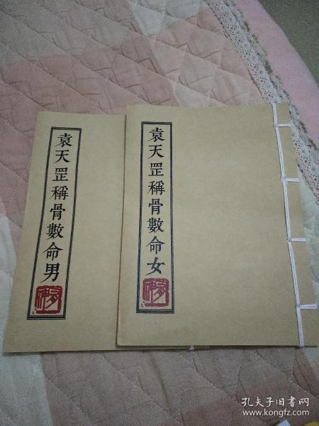 袁天罡称骨数命