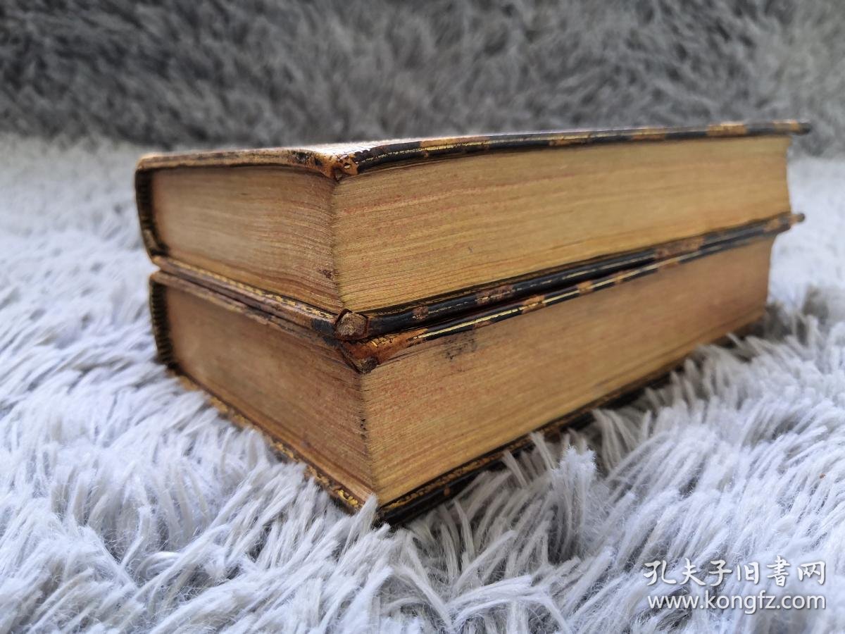 1803年 poems by william cowper 2本全 全皮装帧 《威廉·柯珀诗集》