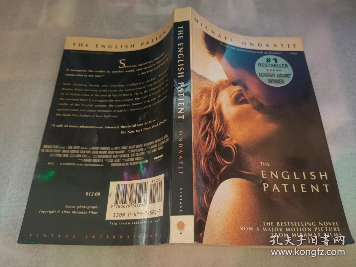 The English Patient 英国病人 迈克尔 翁达杰 英文原版 孔夫子旧书网 The English Patient 英国病人 迈克尔 翁达杰 英文原版 孔夫子旧书网
