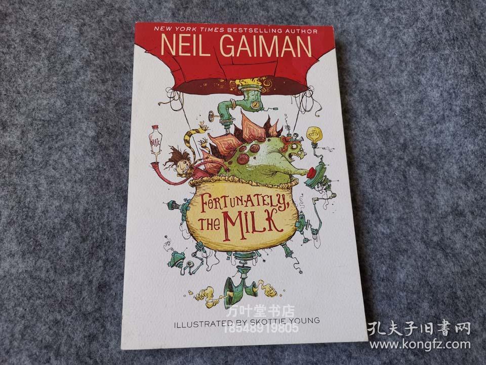 万叶堂 英文原版童书 fortunately,the milk