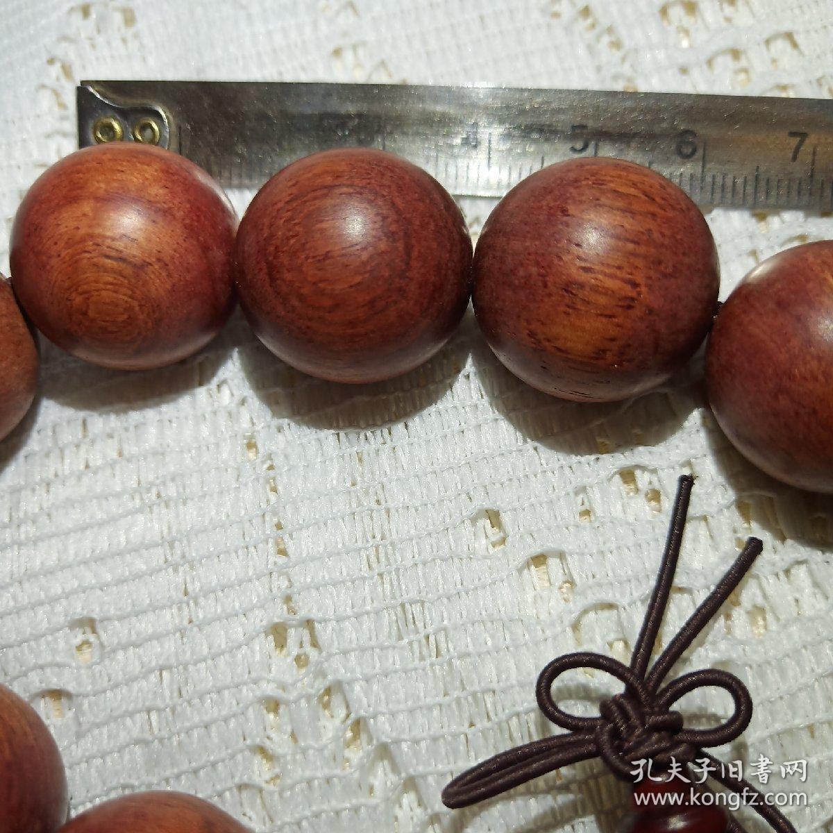 胡杨木手链,佛珠手链,12颗佛珠手链