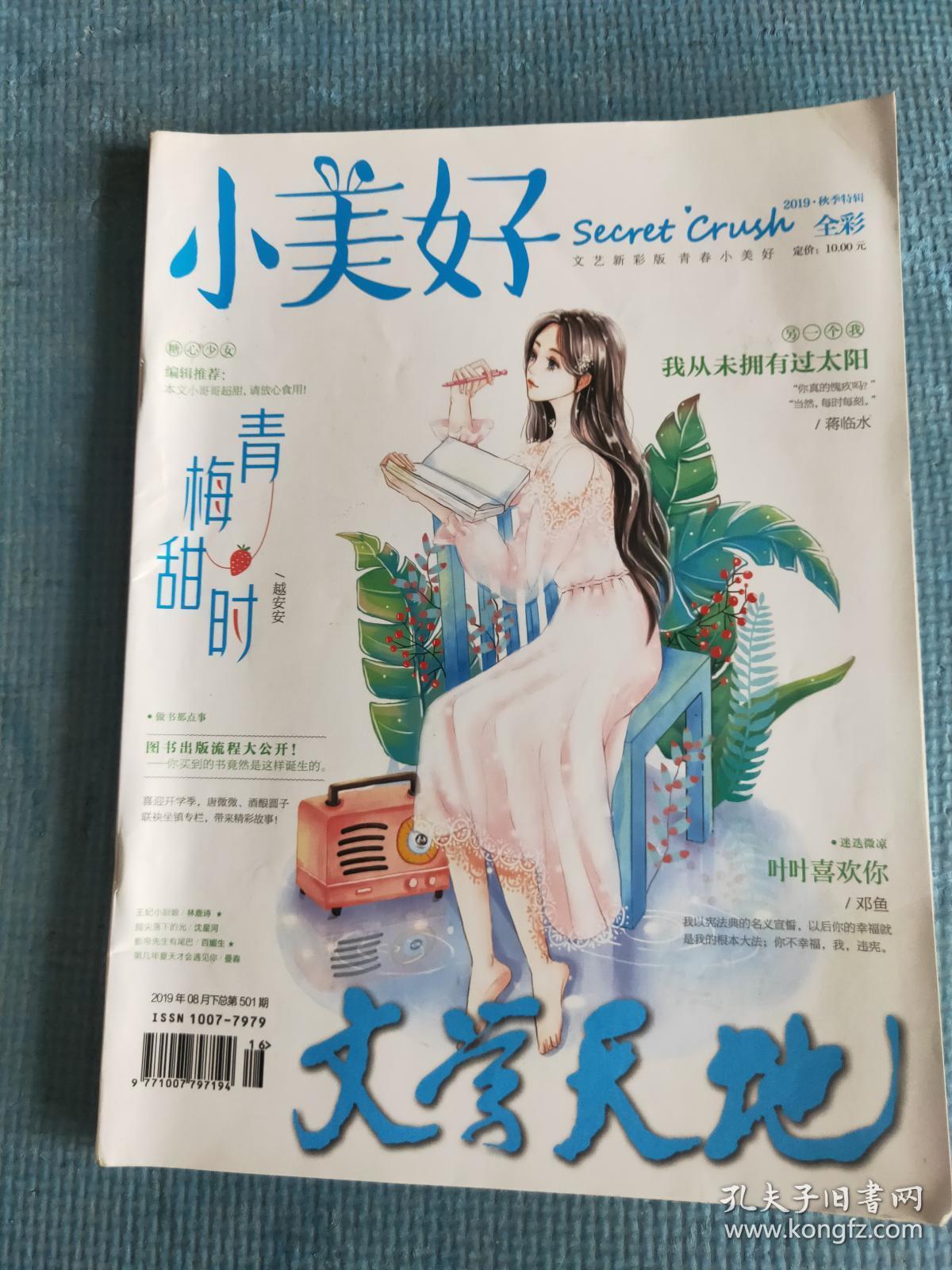 图1相似商品文学天地:小美好 2019年5月【赠刊】(e6648)文学天地杂志