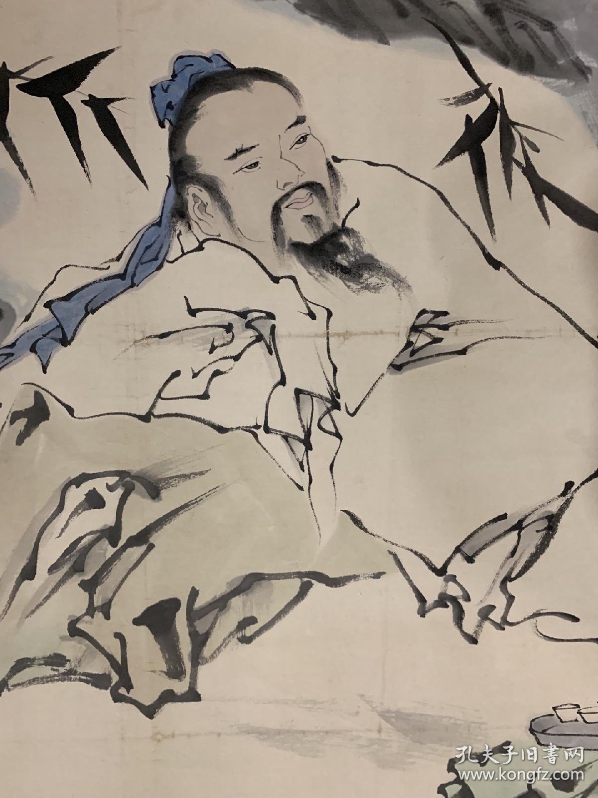 回流软片,范曾〈茶圣烹香〉,四尺镜芯