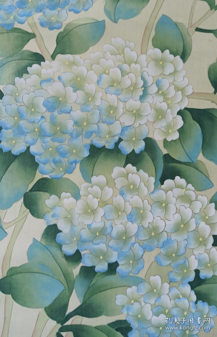 吴竹云著名花鸟画家中国工笔画学会会员素艳芳飞绢本精细工笔