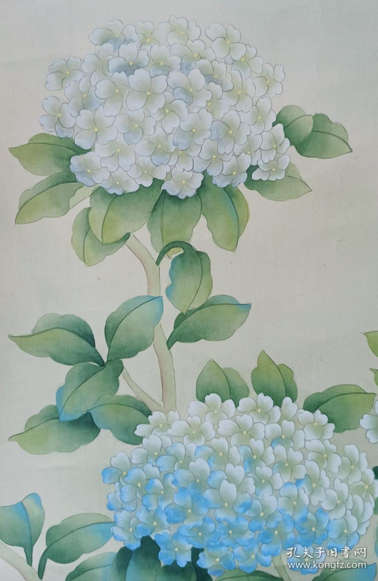 吴竹云著名花鸟画家中国工笔画学会会员素艳芳飞绢本精细工笔