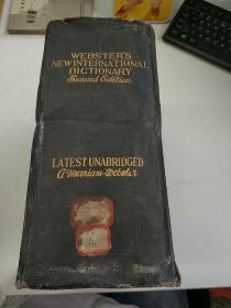 Webster‘s  new international dictionary(新韦氏英文大字典)