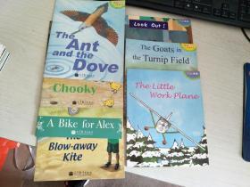 体验英语 少儿阅读文库  The Little work plane +the goats in the turnip field +look out +the ant and the dove+chooky +a bike for alex+the blow away kite 7册合售【实物拍图，内页干净】